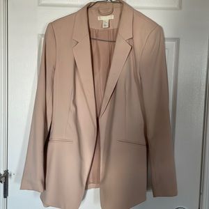 H&M Blush Pink Blazer. Size large